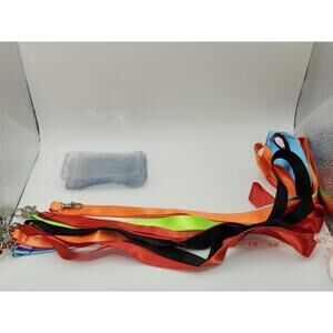 8 Pack Lanyards & Waterproof ID Badges Cruise Ship Events Office (6 Colors)